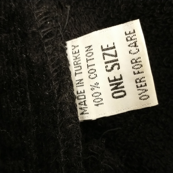 AIDA Turkish Cotton Black Wrap Robe Unisex Elton John Broadway Musical Chicago - Picture 9 of 14